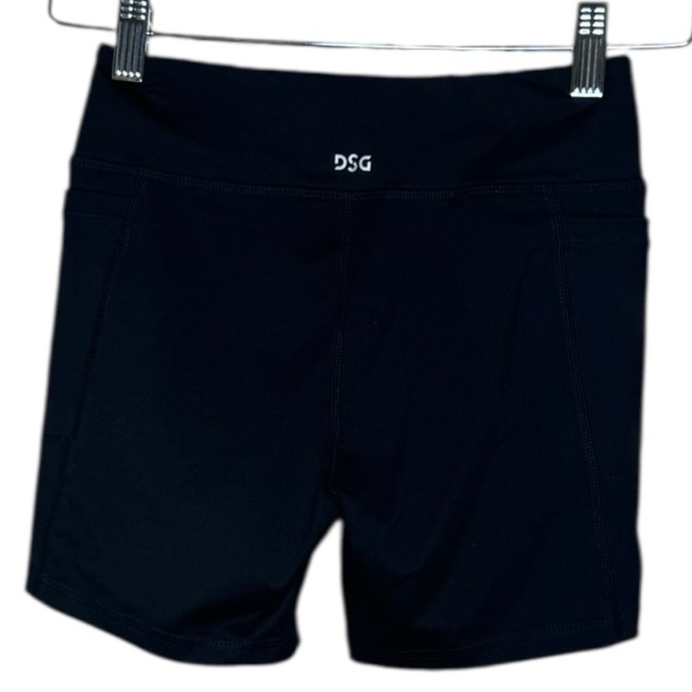 DSG Black Athletic Shorts Form-Fitting Stretch